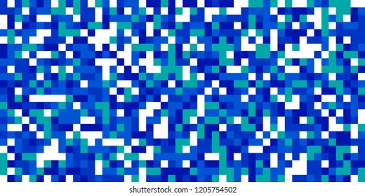 Color Halftone Background. Abstract Digital Texture with Color Squares for Print, Banner, Card, Web and Mobile Applications. Vintage Tech Halftone