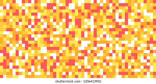 Color Halftone Background. Abstract Digital Texture with Color Squares for Print, Banner, Card, Web and Mobile Applications. Trendy Tech Halftone