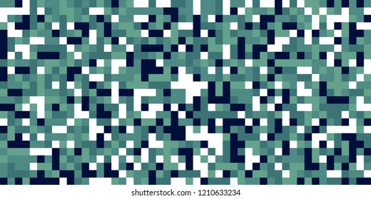 Color Halftone Background. Abstract Digital Texture with Color Squares for Print, Banner, Card, Web and Mobile Applications. Vintage Tech Halftone Pattern with Color Pixels. Vector Texture.