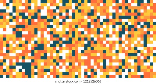 Color Halftone Background. Abstract Digital Texture with Color Squares for Print, Banner, Card, Web and Mobile Applications. Trendy Tech Halftone
