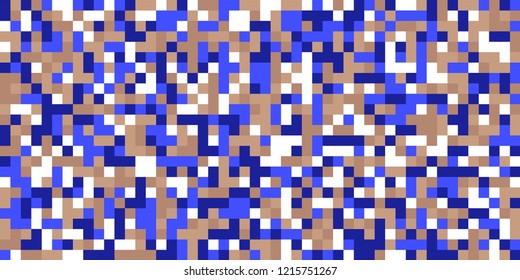 Color Halftone Background. Abstract Digital Texture with Color Squares for Print, Banner, Card, Web and Mobile Applications. Trendy Tech Halftone