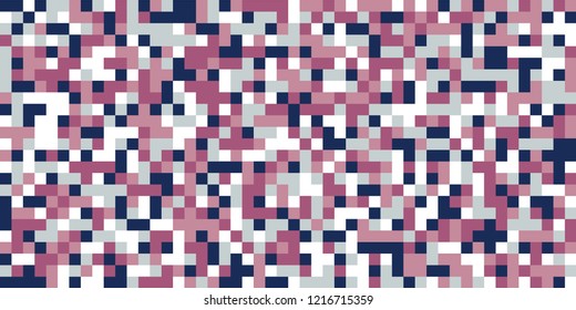 Color Halftone Background. Abstract Digital Texture with Color Squares for Print, Banner, Card, Web and Mobile Applications. Retro Tech Halftone