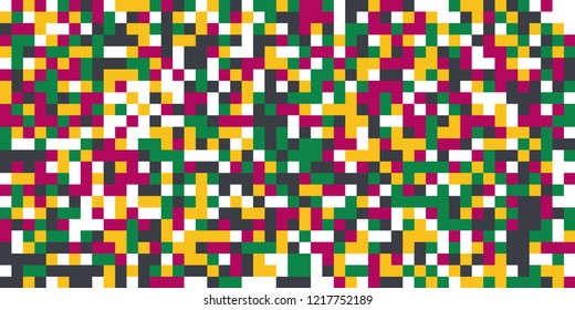 Color Halftone Background. Abstract Digital Texture with Color Squares for Print, Banner, Card, Web and Mobile Applications. Retro Tech Halftone
