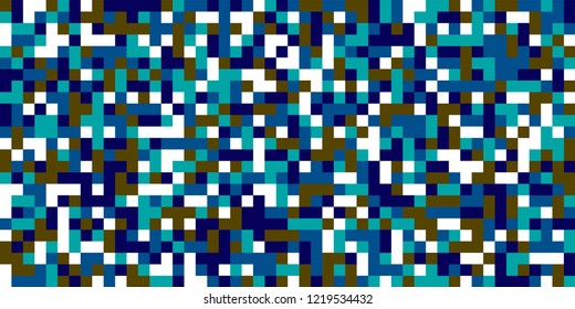 Color Halftone Background. Abstract Digital Texture with Color Squares for Print, Banner, Card, Web and Mobile Applications. Modern Tech Halftone Pattern with Color Pixels. Vector Texture.
