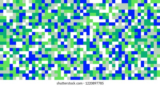 Color Halftone Background. Abstract Digital Texture with Color Squares for Print, Banner, Card, Web and Mobile Applications. Trendy Tech Halftone