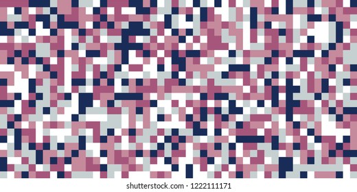 Color Halftone Background. Abstract Digital Texture with Color Squares for Print, Banner, Card, Web and Mobile Applications. Modern Tech Halftone
