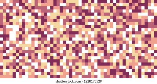 Color Halftone Background. Abstract Digital Texture with Color Squares for Print, Banner, Card, Web and Mobile Applications. Vintage Tech Halftone Pattern with Color Pixels. Vector Texture.