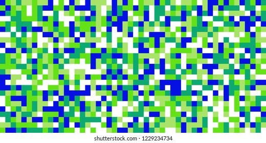 Color Halftone Background. Abstract Digital Texture with Color Squares for Print, Banner, Card, Web and Mobile Applications. Vintage Tech Halftone