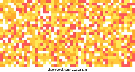 Color Halftone Background. Abstract Digital Texture with Color Squares for Print, Banner, Card, Web and Mobile Applications. Vintage Tech Halftone