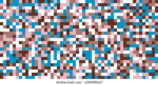 Color Halftone Background. Abstract Digital Texture with Color Squares for Print, Banner, Card, Web and Mobile Applications. Modern Tech Halftone