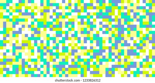 Color Halftone Background. Abstract Digital Texture with Color Squares for Print, Banner, Card, Web and Mobile Applications. Vintage Tech Halftone