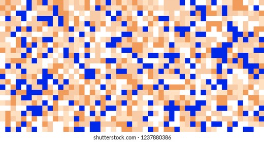 Color Halftone Background. Abstract Digital Texture with Color Squares for Print, Banner, Card, Web and Mobile Applications. Modern Tech Halftone