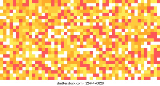 Color Halftone Background. Abstract Digital Texture with Color Squares for Print, Banner, Card, Web and Mobile Applications. Retro Tech Halftone