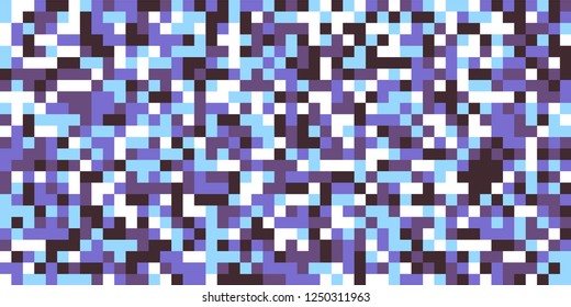 Color Halftone Background. Abstract Digital Texture with Color Squares for Print, Banner, Card, Web and Mobile Applications. Modern Tech Halftone