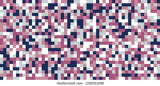 Color Halftone Background. Abstract Digital Texture with Color Squares for Print, Banner, Card, Web and Mobile Applications. Modern Tech Halftone