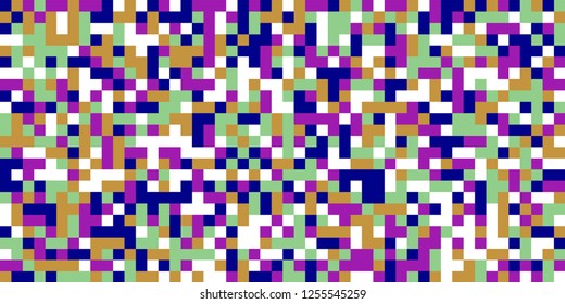 Color Halftone Background. Abstract Digital Texture with Color Squares for Print, Banner, Card, Web and Mobile Applications. Modern Tech Halftone