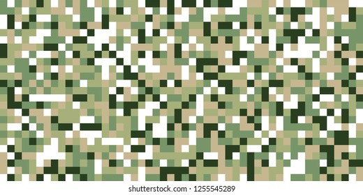 Color Halftone Background. Abstract Digital Texture with Color Squares for Print, Banner, Card, Web and Mobile Applications. Retro Tech Halftone Pattern with Color Pixels. Vector Texture.