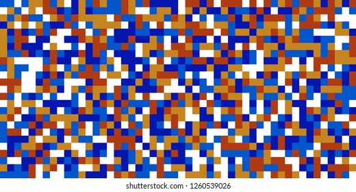 Color Halftone Background. Abstract Digital Texture with Color Squares for Print, Banner, Card, Web and Mobile Applications. Modern Tech Halftone