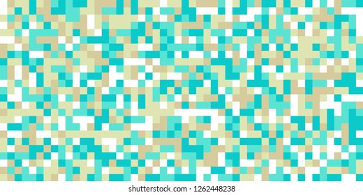 Color Halftone Background. Abstract Digital Texture with Color Squares for Print, Banner, Card, Web and Mobile Applications. Modern Tech Halftone