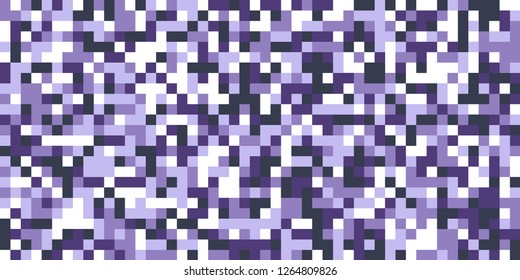 Color Halftone Background. Abstract Digital Texture with Color Squares for Print, Banner, Card, Web and Mobile Applications. Modern Tech Halftone Pattern with Color Pixels. Vector Texture.