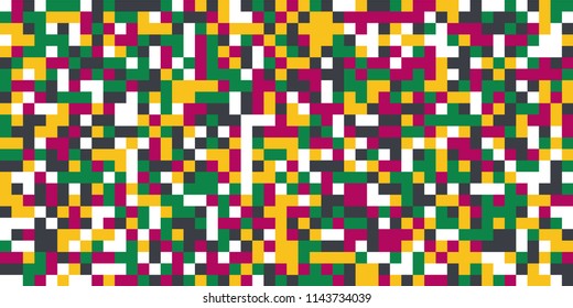 Color Halftone Background. Abstract Multicolor Texture with Squares for Print, Banner, Card, Web and Mobile Applications. Modern Tech Halftone