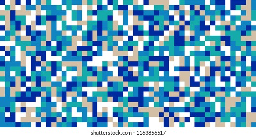 Color Halftone Background. Abstract Multicolor Texture with Squares for Print, Banner, Card, Web and Mobile Applications. Modern Tech Halftone