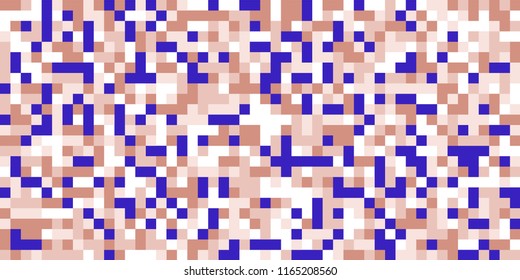 Color Halftone Background. Abstract Multicolor Texture with Squares for Print, Banner, Card, Web and Mobile Applications. Retro Tech Halftone Pattern with Color Pixels. Vector Texture.