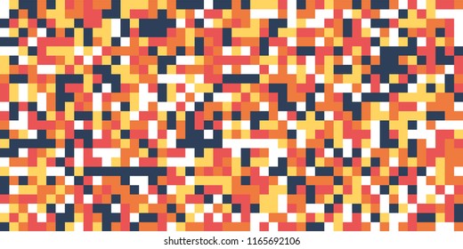 Color Halftone Background. Abstract Multicolor Texture with Squares for Print, Banner, Card, Web and Mobile Applications. Vintage Tech Halftone