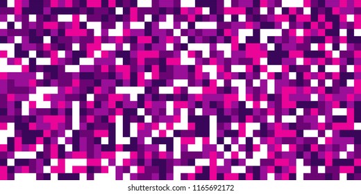 Color Halftone Background. Abstract Multicolor Texture with Squares for Print, Banner, Card, Web and Mobile Applications. Retro Tech Halftone Pattern with Color Pixels. Vector Texture.