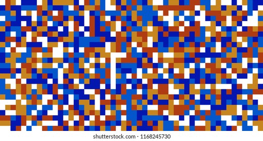 Color Halftone Background. Abstract Multicolor Texture with Squares for Print, Banner, Card, Web and Mobile Applications. Vintage Tech Halftone