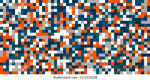 Color Halftone Background. Abstract Multicolor Texture with Squares for Print, Banner, Card, Web and Mobile Applications. Retro Tech Halftone