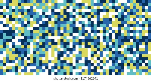 Color Halftone Background. Abstract Multicolor Texture with Squares for Print, Banner, Card, Web and Mobile Applications. Modern Tech Halftone