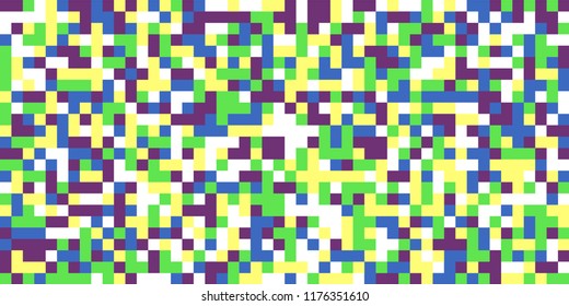Color Halftone Background. Abstract Multicolor Texture with Squares for Print, Banner, Card, Web and Mobile Applications. Modern Tech Halftone