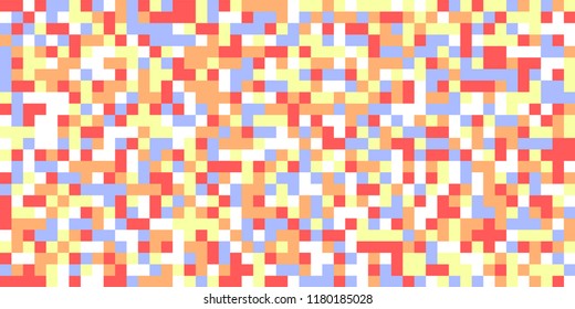 Color Halftone Background. Abstract Multicolor Texture with Squares for Print, Banner, Card, Web and Mobile Applications. Vintage Tech Halftone