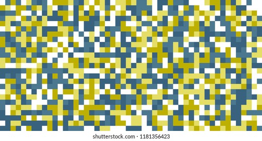 Color Halftone Background. Abstract Multicolor Texture with Squares for Print, Banner, Card, Web and Mobile Applications. Retro Tech Halftone Pattern with Color Pixels. Vector Texture.