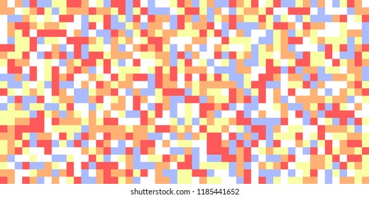 Color Halftone Background. Abstract Multicolor Texture with Squares for Print, Banner, Card, Web and Mobile Applications. Vintage Tech Halftone