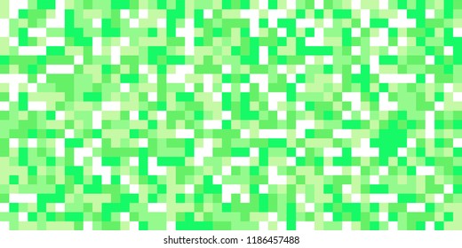 Color Halftone Background. Abstract Multicolor Texture with Squares for Print, Banner, Card, Web and Mobile Applications. Vintage Tech Halftone Pattern with Color Pixels. Vector Texture.