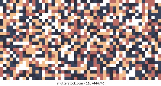 Color Halftone Background. Abstract Multicolor Texture with Squares for Print, Banner, Card, Web and Mobile Applications. Modern Tech Halftone Pattern with Color Pixels. Vector Texture.