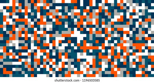 Color Halftone Background. Abstract Multicolor Texture with Squares for Print, Banner, Card, Web and Mobile Applications. Trendy Tech Halftone