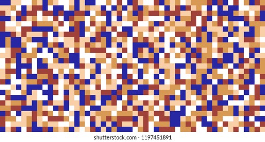 Color Halftone Background. Abstract Multicolor Texture with Squares for Print, Banner, Card, Web and Mobile Applications. Vintage Tech Halftone