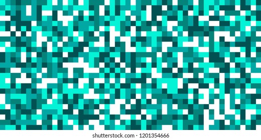 Color Halftone Background. Abstract Multicolor Texture with Squares for Print, Banner, Card, Web and Mobile Applications. Retro Tech Halftone Pattern with Color Pixels. Vector Texture.