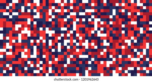 Color Halftone Background. Abstract Multicolor Texture with Squares for Print, Banner, Card, Web and Mobile Applications. Vintage Tech Halftone