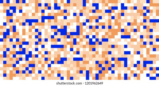 Color Halftone Background. Abstract Multicolor Texture with Squares for Print, Banner, Card, Web and Mobile Applications. Modern Tech Halftone