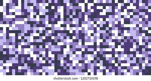 Color Halftone Background. Abstract Multicolor Texture with Squares for Print, Banner, Card, Web and Mobile Applications. Retro Tech Halftone Pattern with Color Pixels. Vector Texture.