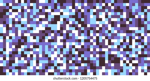 Color Halftone Background. Abstract Multicolor Texture with Squares for Print, Banner, Card, Web and Mobile Applications. Modern Tech Halftone Pattern with Color Pixels. Vector Texture.