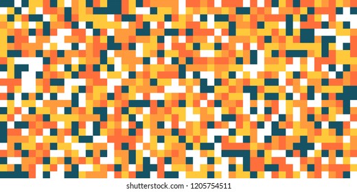 Color Halftone Background. Abstract Multicolor Texture with Squares for Print, Banner, Card, Web and Mobile Applications. Trendy Tech Halftone