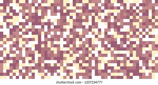 Color Halftone Background. Abstract Multicolor Texture with Squares for Print, Banner, Card, Web and Mobile Applications. Trendy Tech Halftone Pattern with Color Pixels. Vector Texture.