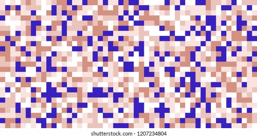 Color Halftone Background. Abstract Multicolor Texture with Squares for Print, Banner, Card, Web and Mobile Applications. Trendy Tech Halftone