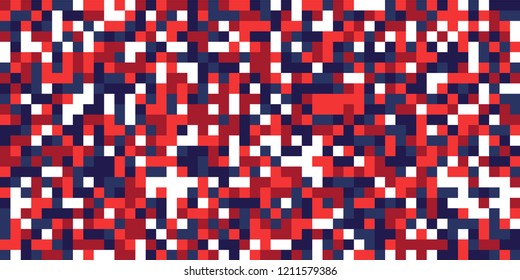 Color Halftone Background. Abstract Multicolor Texture with Squares for Print, Banner, Card, Web and Mobile Applications. Trendy Tech Halftone