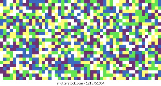 Color Halftone Background. Abstract Multicolor Texture with Squares for Print, Banner, Card, Web and Mobile Applications. Modern Tech Halftone